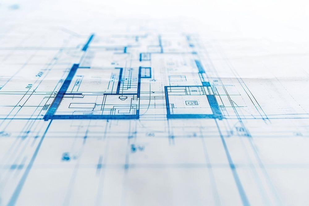 An architectural blueprint representing the planning stage of a project before final pricing